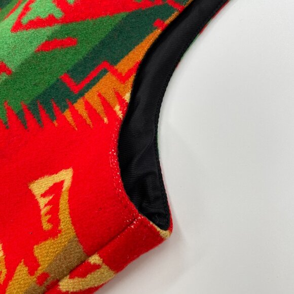 Vintage RARE Pendleton Southwestern Wool Vest | Size S Unisex OR M-XL Women's - Picture 12 of 15